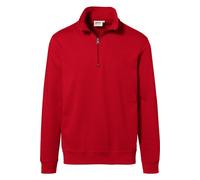 HAKRO 451 Comfort Fit Troyer rot, Einfarbig