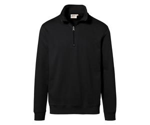 HAKRO 451 Comfort Fit Troyer schwarz, Einfarbig