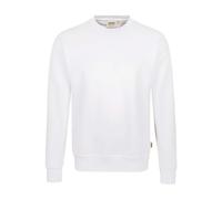 HAKRO 475 Comfort Fit Sweatshirt Rundhals weiss, Einfarbig
