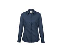 HAKRO Bluse Business 106, marine, Größe L (Arbeitshemd & Arbeitsshirt)