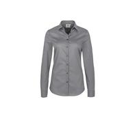 HAKRO Bluse Mikralinar® 121, titan, Größe M (Arbeitshemd & Arbeitsshirt)