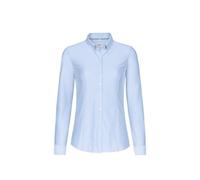 HAKRO Bluse Natural Stretch 129, ozeanblau, Größe 2XS (Arbeitshemd & Arbeitsshirt)