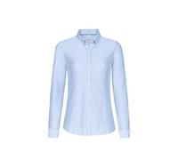 HAKRO Bluse Natural Stretch 129, ozeanblau, Größe M (Arbeitshemd & Arbeitsshirt)
