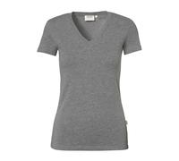HAKRO Body Fit Damen T-Shirt grau, Einfarbig
