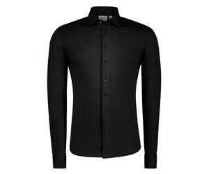 HAKRO Business Regular Fit Jerseyhemd schwarz, Einfarbig