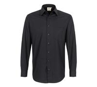 HAKRO Comfort Fit Hemd schwarz, Einfarbig