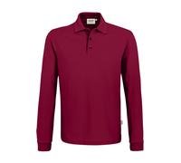 Hakro Longsleeve-Poloshirt Mikralinar® Herren 0815 weinrot 6XL