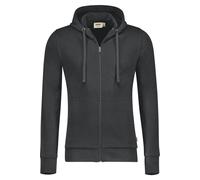 HAKRO Comfort Fit Sweatjacke mit Kapuze anthrazit, Einfarbig