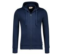 HAKRO Comfort Fit Sweatjacke mit Kapuze nachtblau, Einfarbig