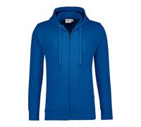 HAKRO Comfort Fit Sweatjacke mit Kapuze royal, Einfarbig