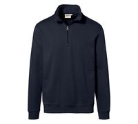 HAKRO Comfort Fit Sweatshirt Zipdunkelblau, Einfarbig