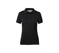HAKRO Cotton Tec® Damen Poloshirt 214, schwarz, Größe XS (Arbeitshemd & Arbeitsshirt)