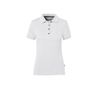 HAKRO Cotton Tec® Damen Poloshirt 214, weiß, Größe M (Arbeitshemd & Arbeitsshirt)