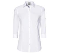 HAKRO 3/4-Arm-Vario Bluse Mikralinar® 120, weiß, Größe XS (Arbeitshemd & Arbeitsshirt)