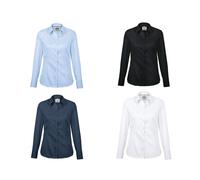 Hakro Damen Business-Bluse 1/1 Arm weiß Gr. 2XS 106