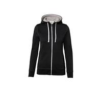 Damen-Kapuzen-Jacke Bonded 255 - HAKRO® schwarz 3XL