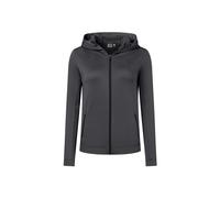HAKRO Regular Fit Damen Kapuzenjacke karbongrau, Einfarbig