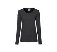 HAKRO Damen Longsleeve Mikralinar® 179, karbongrau, Größe 6XL (Arbeitshemd & Arbeitsshirt)