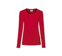 HAKRO Damen Longsleeve Mikralinar® 179, rot, Größe 3XL (Arbeitshemd & Arbeitsshirt)