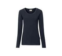 HAKRO Damen Longsleeve Mikralinar® 179, tinte, Größe XL (Arbeitshemd & Arbeitsshirt)