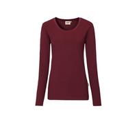 HAKRO Damen Longsleeve Mikralinar® 179, weinrot, Größe XL (Arbeitshemd & Arbeitsshirt)