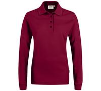 Hakro No. 0215 Damen Longsleeve-Poloshirt MIKRALINAR® weinrot - 2XL