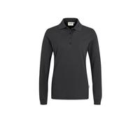 Damen-Langarm-Poloshirt "PERFORMANCE" 215 karbongrau 6XL