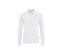 HAKRO Damen Longsleeve-Poloshirt Mikralinar® 215, weiß, Größe 5XL (Arbeitshemd & Arbeitsshirt)