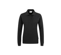 HAKRO #215 Women-Longsleeve-Poloshirt Performance - 05 schwarz - 5XL