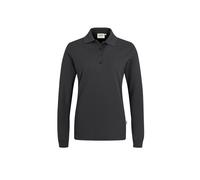 Damen-Langarm-Poloshirt "PERFORMANCE" 215 karbongrau 6XL