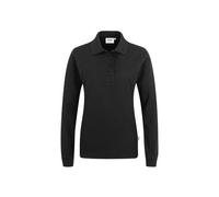 HAKRO #215 Women-Longsleeve-Poloshirt Performance - 05 schwarz - 5XL