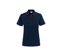 Hakro Damen Poloshirt Casual 203 – Regular Fit – tinte/rot – Gr. M