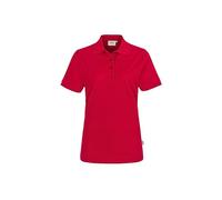 HAKRO Damen Poloshirt Mikralinar® 216, rot, Größe 4XL (Arbeitshemd & Arbeitsshirt)