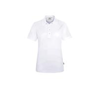 HAKRO Damen Poloshirt Mikralinar® 216, weiß, Größe 4XL (Arbeitshemd & Arbeitsshirt)