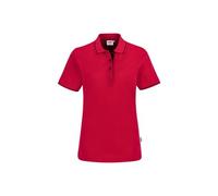 HAKRO Damen Poloshirt Casual 203, rot/schwarz, Größe S (Arbeitshemd & Arbeitsshirt)