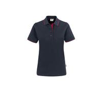 Hakro Damen Poloshirt Casual 203 – Regular Fit – tinte/rot – Gr. M