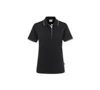 HAKRO Damen Poloshirt Casual | Damen | 0203005003 | schwarz/silber...