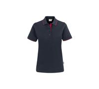 HAKRO Damen Polo-Shirt Casual - 203 - tinte/rot - Größe: 3XL