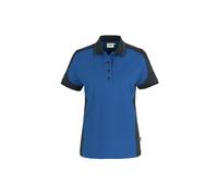 Hakro Damen Polo-Shirt CONTRAST PERFORMANCE 239 Mikralinar® Royalblau/Anthrazit XL