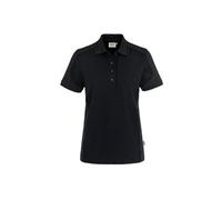 Damen Poloshirt Contrast Mikralinar® 239, schwarz/anthrazit, Größe XL