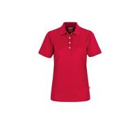 HAKRO Damen Poloshirt COOLMAX® 206, rot, Größe XS (Arbeitshemd & Arbeitsshirt)