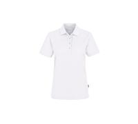 HAKRO Damen Poloshirt COOLMAX® 206 – Regular Fit – Weiß – Gr. XS