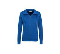 HAKRO Damen Sweatjacke College 406, royalblau, Größe M (Outdoorkleidung & Freizeitkleidung)