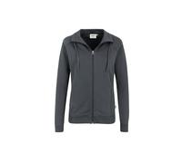 HAKRO Damen Sweatjacke College 406 – anthrazit – Größe L
