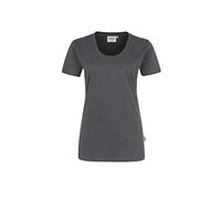 HAKRO Damen T-Shirt „Classic“ - 127 - graphite - Größe: S
