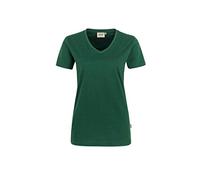 HAKRO - Damen V-Shirt Mikralinar® 181, tanne, Größe XS