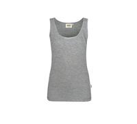 HAKRO Damen Tank-Top Classic 159, grau meliert, Größe XS (Arbeitshemd & Arbeitsshirt)