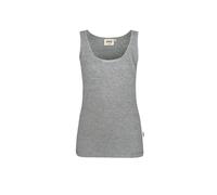 HAKRO Damen Tank-Top Classic 159, grau meliert, Größe XS (Arbeitshemd & Arbeitsshirt)