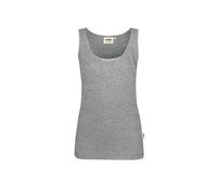 HAKRO Damen Tank-Top Classic 159, grau meliert, Größe XS (Arbeitshemd & Arbeitsshirt)