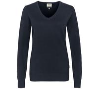 HAKRO Damen V-Pullover Premium-Cotton #133 Gr. M tinte